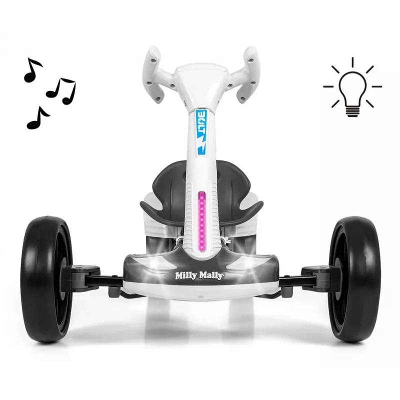 Kart a bateria MILLY MALLY Bolt branco