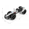 Kart a bateria MILLY MALLY Bolt branco