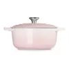 Panela redonda de ferro fundido Le Creuset Signature 20 cm Shell Pink