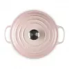 Panela redonda de ferro fundido Le Creuset Signature 20 cm Shell Pink