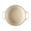 Panela redonda de ferro fundido Le Creuset Signature 20 cm Shell Pink