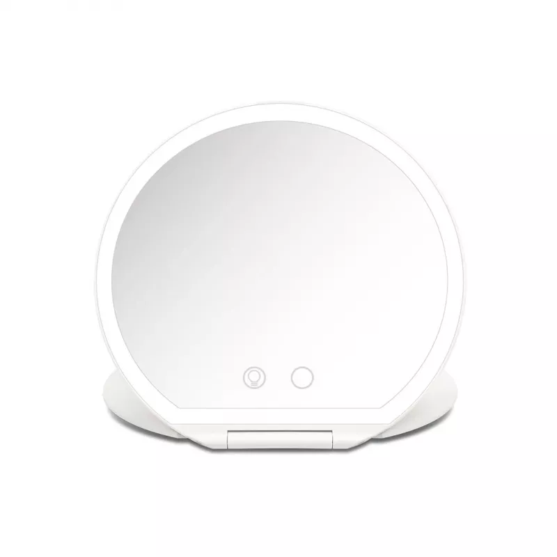 Espelho de maquilhagem Girmi BE03 com iluminação LED, ampliação 1x/5x, acabamento cromado