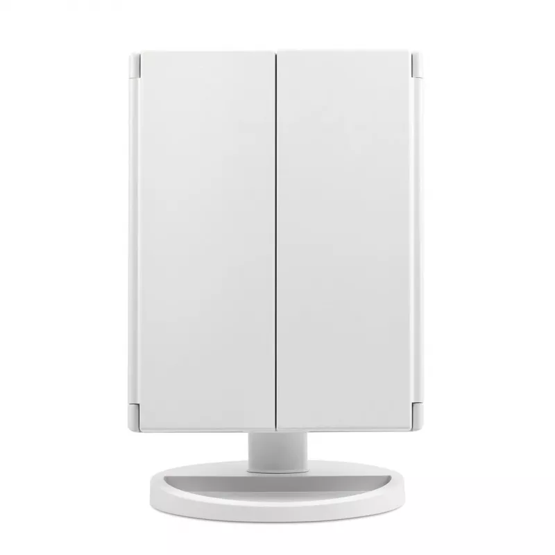 Espelho de cosmética Girmi BE05 com ampliação 5x e iluminação LED, prateado