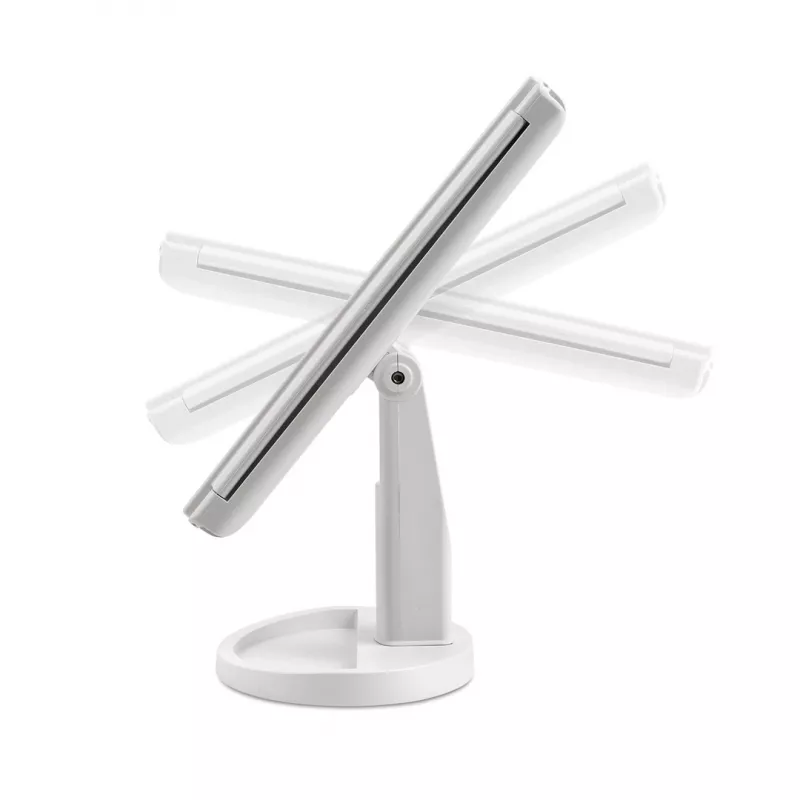 Espelho de cosmética Girmi BE05 com ampliação 5x e iluminação LED, prateado