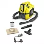 Aspirador de água e pó Kärcher WD 1 Compact Battery Set, 15L, 1000W