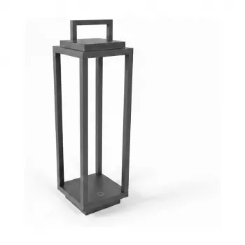 Candeeiro de mesa LED portátil AB+ by Abert Resort antracite