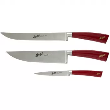 Conjunto de chef Berkel Elegance Red 3 peças