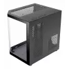 Caixa Mini Tower TACENS Mars Gaming MC-3TLITE preta com vidro temperado FRGB