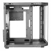 Caixa Mini Tower TACENS Mars Gaming MC-3TLITE preta com vidro temperado FRGB