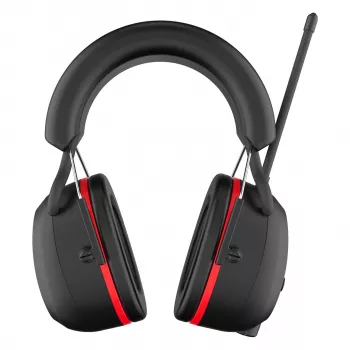Auscultadores de proteção auditiva PerfectPro H-40 para estaleiros com rádio DAB+/FM, Bluetooth 5.2, SNR 30 dB, IPX4, USB-C, preto