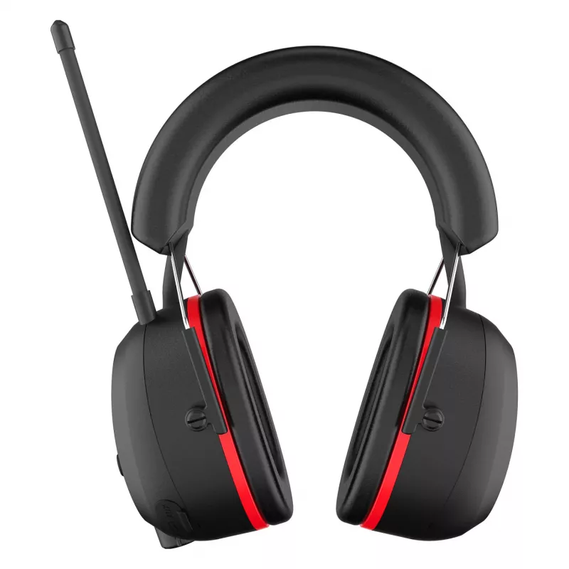 Auscultadores de proteção auditiva PerfectPro H-40 para estaleiros com rádio DAB+/FM, Bluetooth 5.2, SNR 30 dB, IPX4, USB-C, preto