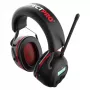 Auscultadores de proteção auditiva PerfectPro H-40 para estaleiros com rádio DAB+/FM, Bluetooth 5.2, SNR 30 dB, IPX4, USB-C, preto