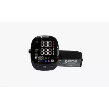 Medidor de tensão arterial de braço ORO-N12 SMART com USB, função de voz e LCD retroiluminado