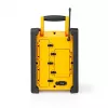 Rádio FM Nedis RDFM3100YW - rádio FM portátil com Bluetooth e AUX, IPX5, amarelo