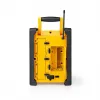 Rádio FM Nedis RDFM3100YW - rádio FM portátil com Bluetooth e AUX, IPX5, amarelo