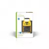 Rádio FM Nedis RDFM3100YW - rádio FM portátil com Bluetooth e AUX, IPX5, amarelo