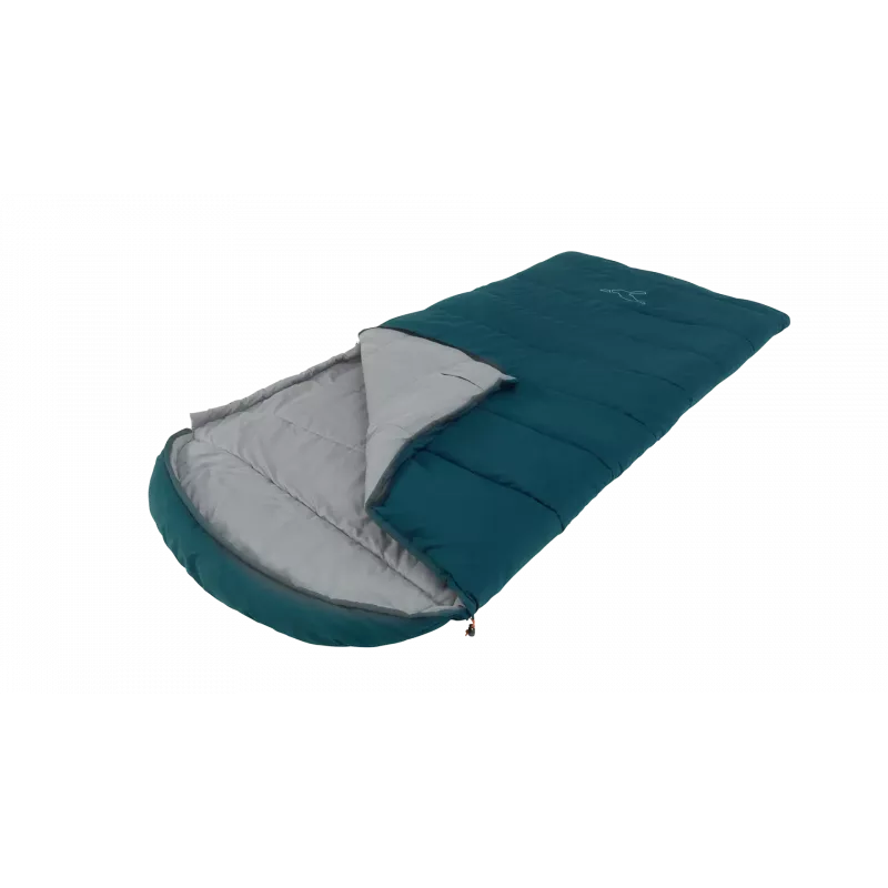 Saco-cama Easy Camp Raven I Square XL 5°C fecho à esquerda 220x100 cm