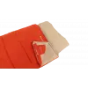 Saco-cama Outwell Contour Lux Red 220 x 85 cm -19 a 15 °C fecho à direita