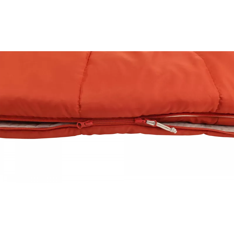 Saco-cama Outwell Contour Lux Red 220 x 85 cm -19 a 15 °C fecho à direita