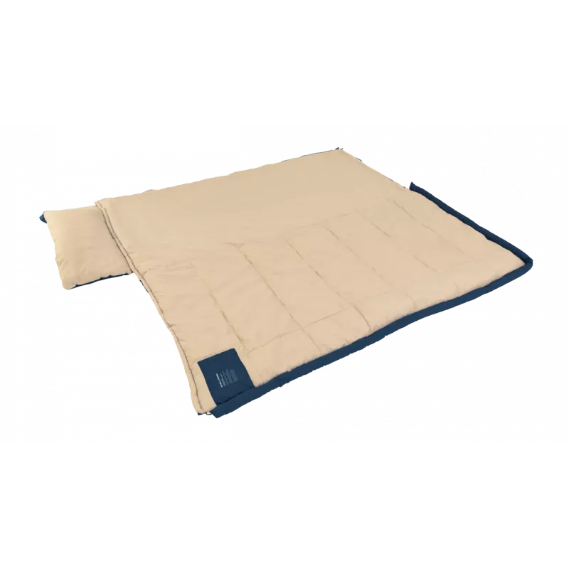 Saco-cama Outwell Contour Lux Deep Blue 220x85 cm -19 a 15 °C fecho à direita