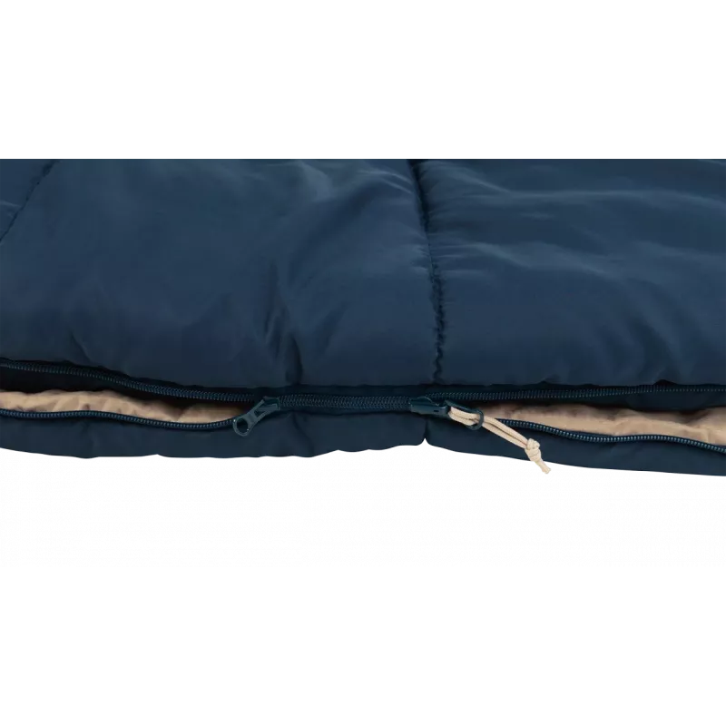 Saco-cama Outwell Contour Lux Deep Blue 220x85 cm -19 a 15 °C fecho à direita