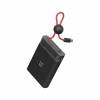 Power bank magnética OnePlus 22,5W com anel 10000mAh preta