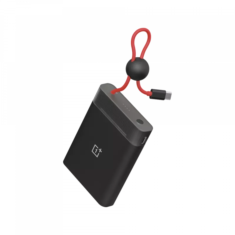 Power bank magnética OnePlus 22,5W com anel 10000mAh preta