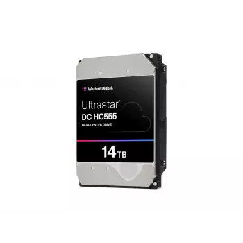 WD Ultrastar DC HC555 14 TB 3,5 polegadas Disco rígido interno - SAS 12Gb/s - 7200 RPM - 512 MB Cache - Self-Encrypting Drive (SED)