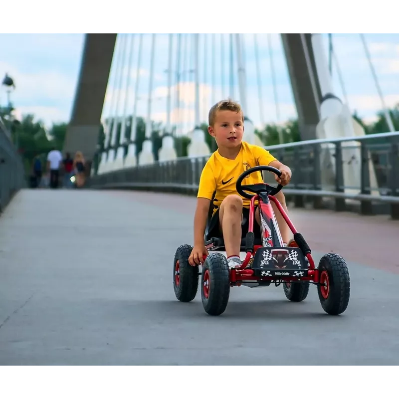 Kart a pedais Milly Mally Thor, preto