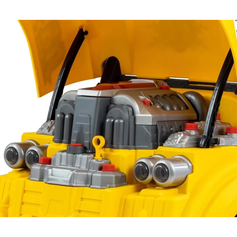 MILLY MALLY Oficina mecânica Conjunto com motor desmontado N-Gine Amarelo