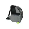 ZOLUX Nomad Mochila transportadora para cães e gatos, 32x25x42 cm, cinzento/preto