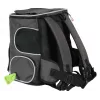 ZOLUX Nomad Mochila transportadora para cães e gatos com compartimento para portátil - 33x29x40 cm, cinzento antracite
