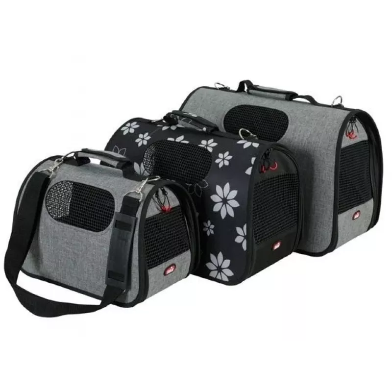 ZOLUX NOMAD M Bolsa de transporte para cães e gatos, cinzento, 43,5x25x28,5 cm