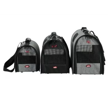 ZOLUX NOMAD M Bolsa de transporte para cães e gatos, cinzento, 43,5x25x28,5 cm