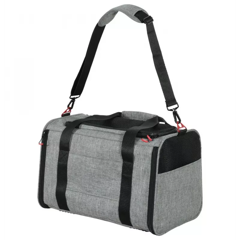 ZOLUX NOMAD M Bolsa de transporte expansível para animais de estimação 44x28x28 cm Cinzento