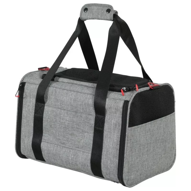 ZOLUX NOMAD M Bolsa de transporte expansível para animais de estimação 44x28x28 cm Cinzento