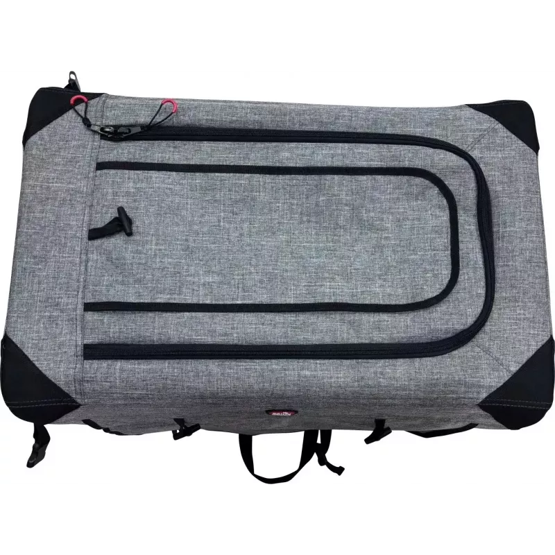ZOLUX NOMAD M Caixa de transporte dobrável em tecido para animais de estimação 70x52x52 cm Cinzento/Preto