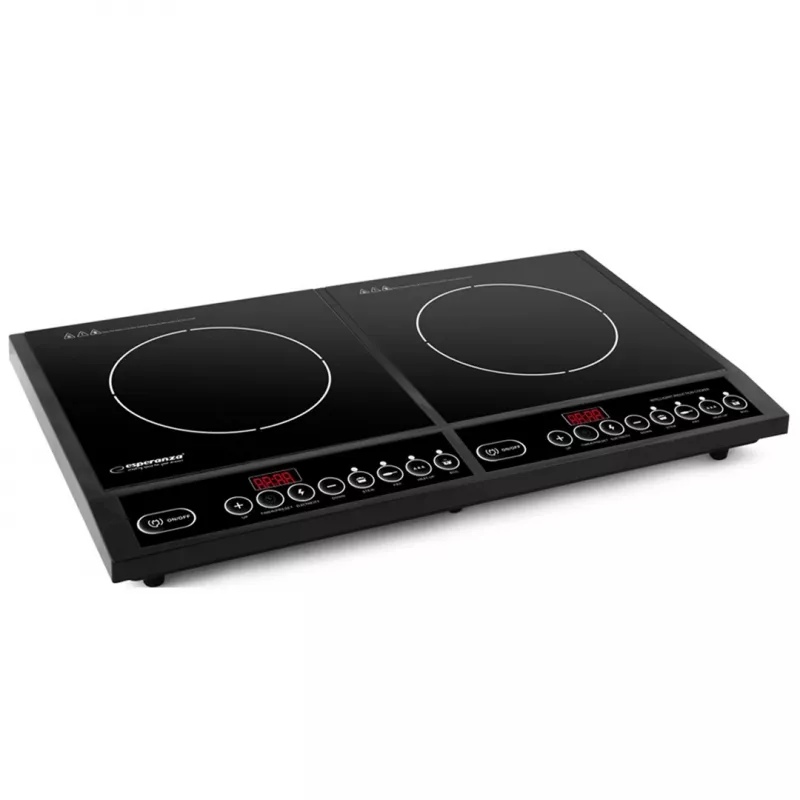 BLOW Placa de indução com duas zonas de cozedura, ajustável 2000W + 2000W