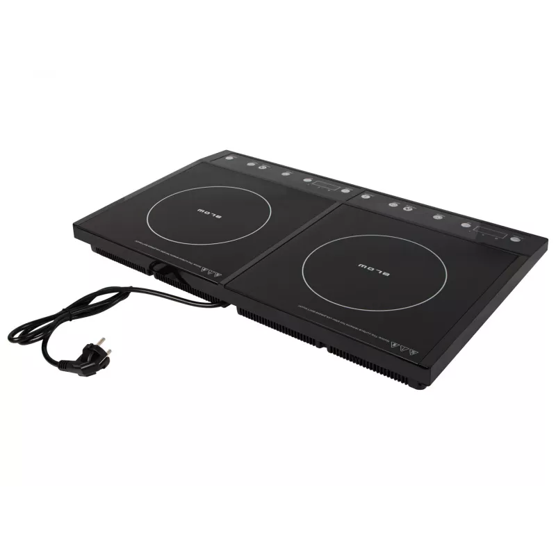 BLOW Placa de indução com duas zonas de cozedura, ajustável 2000W + 2000W