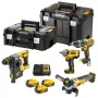 DEWALT DCK428P3T 18V XR Conjunto combinado com bateria de 4 peças com 3x baterias 5,0 Ah, carregador e mala TSTAK