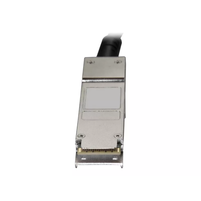 StarTech.com cabo Direct Attach QSFP+ de 0,5m - compatível com MSA - cabo Twinax passivo QSFP+ 40G - de QSFP para QSFP - preto