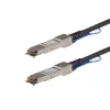 StarTech.com cabo Direct Attach QSFP+ de 0,5m - compatível com MSA - cabo Twinax passivo QSFP+ 40G - de QSFP para QSFP - preto