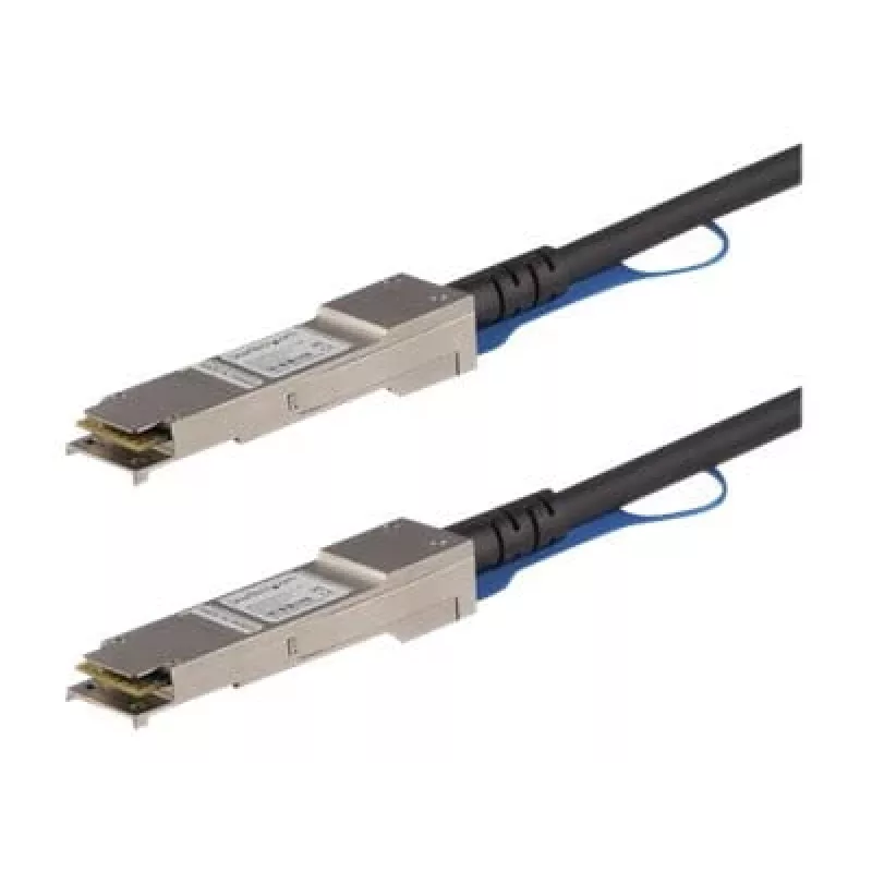StarTech.com cabo Direct Attach QSFP+ de 0,5m - compatível com MSA - cabo Twinax passivo QSFP+ 40G - de QSFP para QSFP - preto