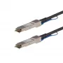 StarTech.com cabo Direct Attach QSFP+ de 0,5m - compatível com MSA - cabo Twinax passivo QSFP+ 40G - de QSFP para QSFP - preto