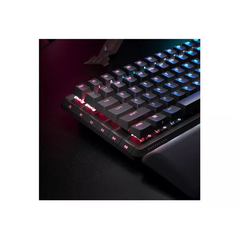 Teclado de gaming CORSAIR VANGUARD PRO 96 Hall Effect, preto