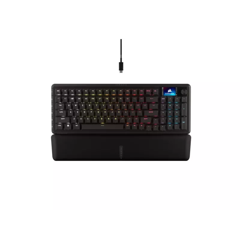 Teclado de gaming CORSAIR VANGUARD PRO 96 Hall Effect, preto