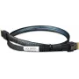 Cabo ICY DOCK MB323L-B SlimSAS 4i 38-pin SFF-8654 para SlimSAS 4i 38-pin SFF-8654, PCIe 4.0, 0,5 m