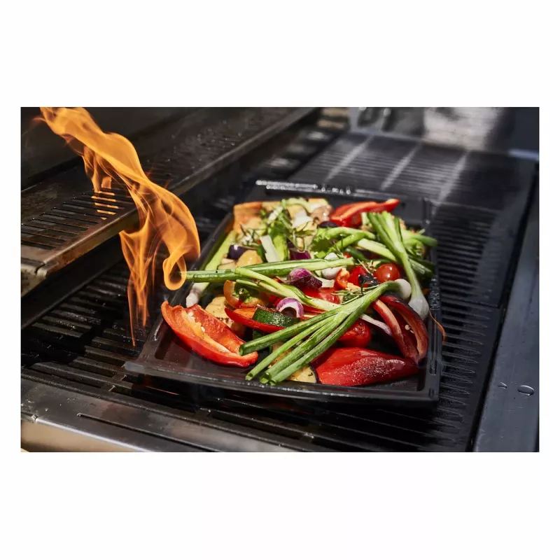 Staub Plancha placa de grelhador em ferro fundido compatível com indução, 38 cm, preto