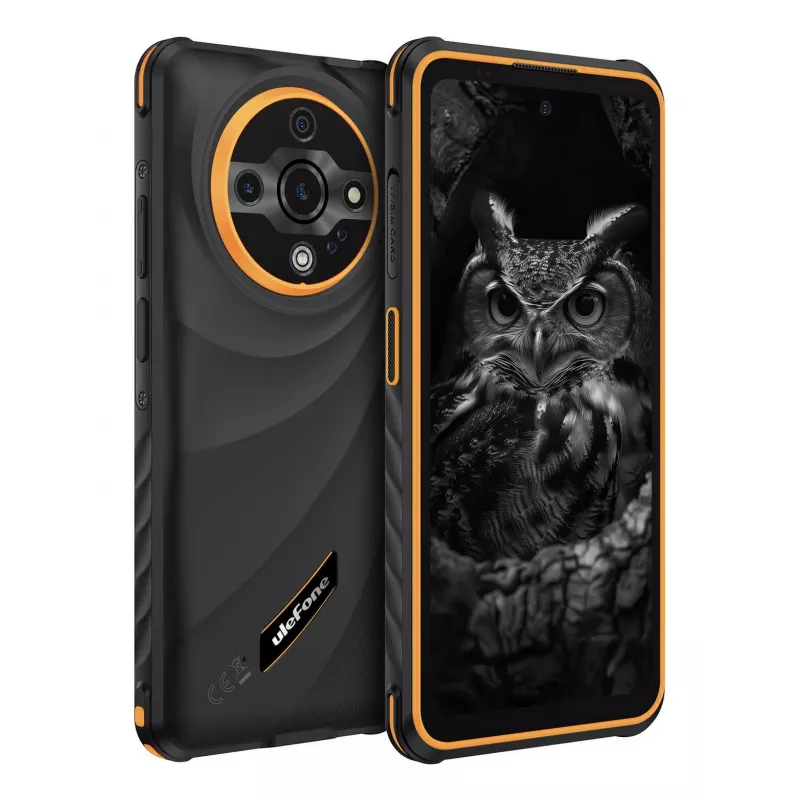 ULEFONE Armor X31 Pro Smartphone robusto 4G, 5,45 inch HD+, 8GB RAM, 256GB armazenamento, 5200mAh, IP68/IP69K, laranja