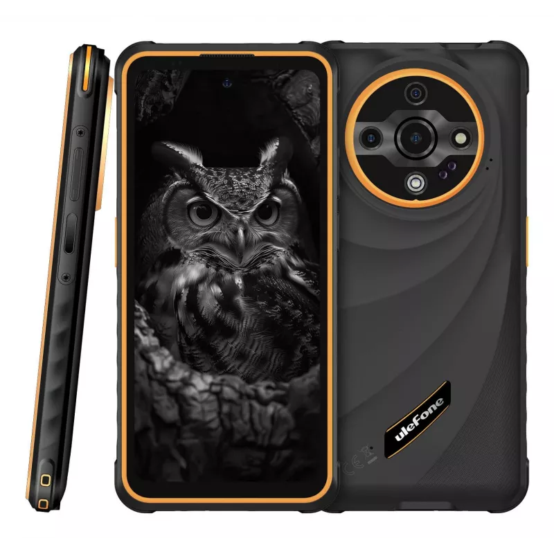 ULEFONE Armor X31 Pro Smartphone robusto 4G, 5,45 inch HD+, 8GB RAM, 256GB armazenamento, 5200mAh, IP68/IP69K, laranja